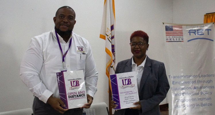 RET and the University of Belize Collaborate on Anti-Human Trafficking Course